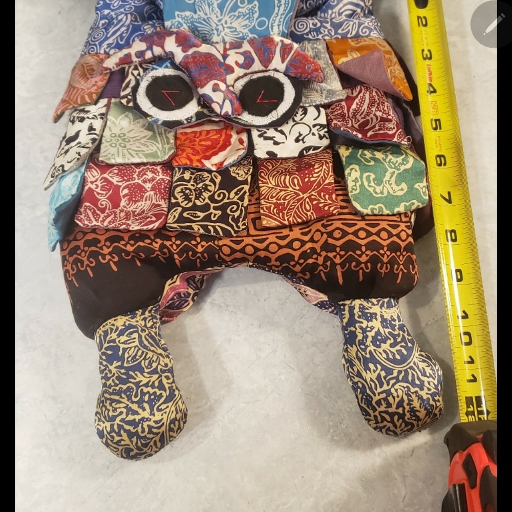 Colorful Patchwork Owl purse